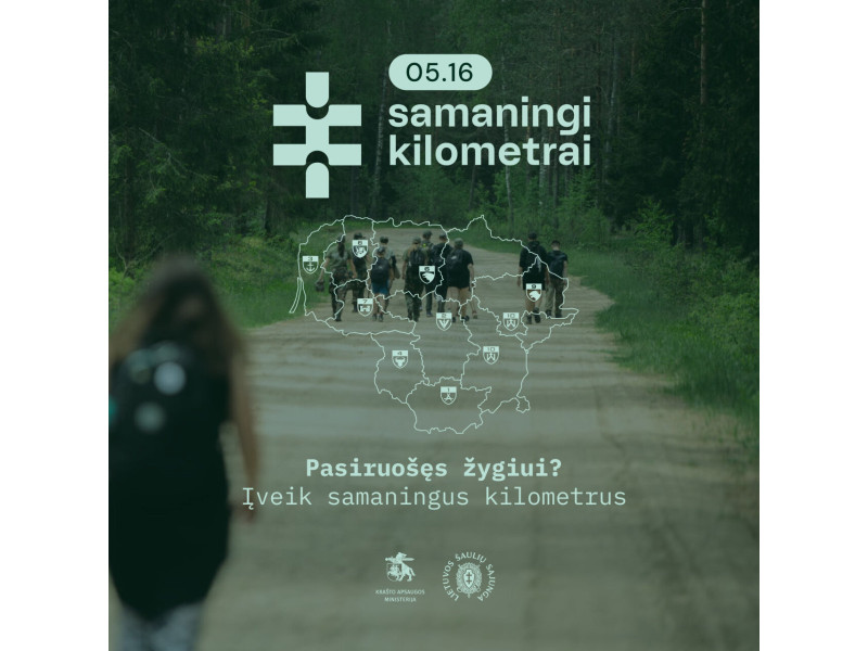 Kvietimas prisidėti prie pilietinės iniciatyvos „Samaningi kilometrai“