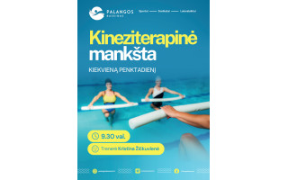 Kineziterapinė mankšta - kiekvieną penktadienį Palangos baseine