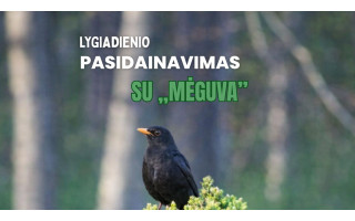 Lygiadienio pasidainavimas su „Mėguva“