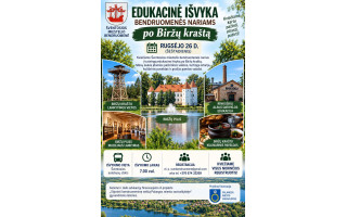 Šventosios bendruomenė kviečia savo narius į kelionę į Biržų kraštą