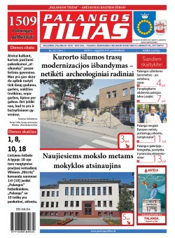Palangos tilto laikraštis, Data: 2019-08-09, Numeris: 31 (1706) 