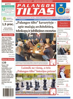 Palangos tilto laikraštis, Data: 2017-11-16, Numeris: 84(1615) 