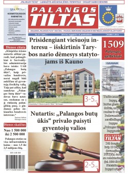 Palangos tilto laikraštis, Data: 2014-07-31, Numeris: 57(1295) 