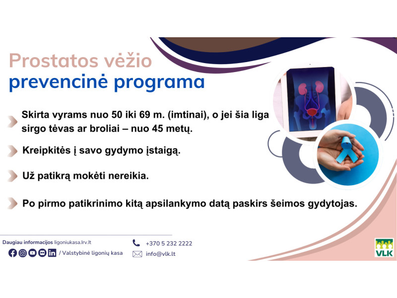 Vyrų sveikatos mėnuo: skirkite laiko pasirūpinti savimi 