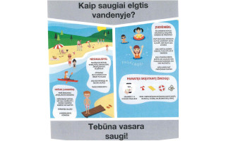 Kaip saugiai elgtis vandenyje