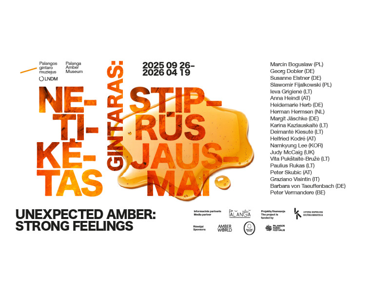 Netikėtas gintaras - stiprūs jausmai. Dizainerė Lina Bastienė