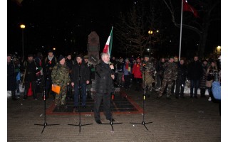 Dalyvavo naktiniame pėsčiųjų žygyje „Klaipėdos sukilėlių keliais“