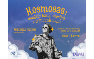 Kosmosas: dangaus kūnų istorijos ant Birutės kalno – vakaras su istorijų pasakotoja Milda Varnauskaite ir saksofonininku Kazimieru Jušinsku