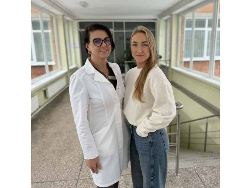 KUL gydytoja Vaida ir pacientė Viktorija