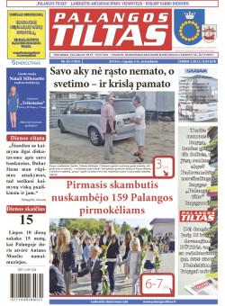 Palangos tilto laikraštis, Data: 2014-09-01, Numeris: 65(1303) 