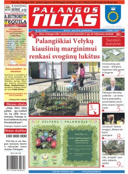 Palangos tilto laikraštis, Data: 2013-03-28, Numeris: 24(1165) 