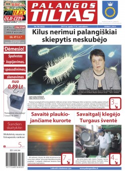 Palangos tilto laikraštis, Data: 2011-10-10, Numeris: 78 (1022) 