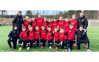 Palangos FK „Gintaras“ U-13 komanda Lietuvos čempionate 5:0 sutriuškino bendraamžius iš Plungės