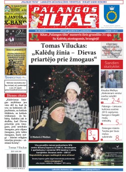 Palangos tilto laikraštis, Data: 2013-12-19, Numeris: 96 (1237) 