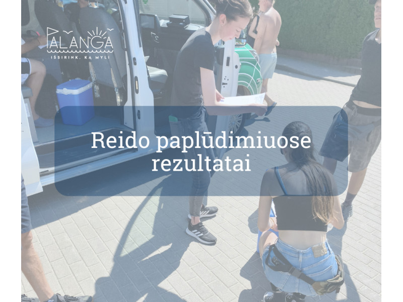 Palangos pajūryje vykdyta bendra Tarnybos ir policijos akcija: nustatyti nelegalūs prekeiviai