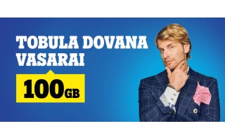 Vasarą naršykite laisvai – „Tele2“ dovanoja net 100 GB