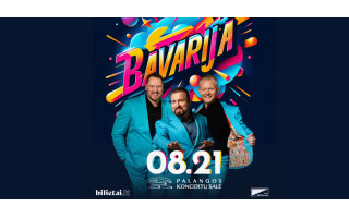 „Bavarija“ koncertas Palangos koncertų salėje rugpjūčio 21 d., 20 val.