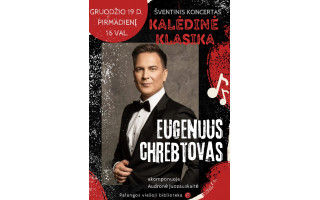 Bibliotekoje šventinis koncertas ,,Kalėdinė klasika“ 