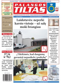 Palangos tilto laikraštis, Data: 2015-03-05, Numeris: 17(1353) 