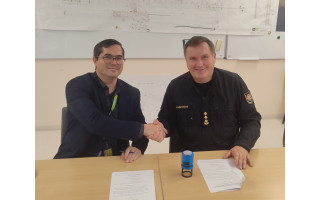 Palangos oro uostas ir Klaipėdos priešgaisrinė gelbėjimo valdyba pasirašė bendradarbiavimo susitarimą