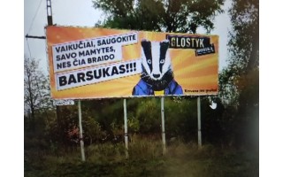 Barsukas išgąsdino Palangos valdžią – uždraudė dar kuriamo filmo reklamą