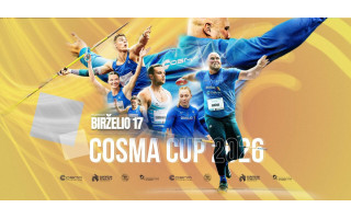 Birželio 17-ąją Palangos stadione – tarptautinio lygio lengvosios atletikos varžybos „COSMA CUP 2026“