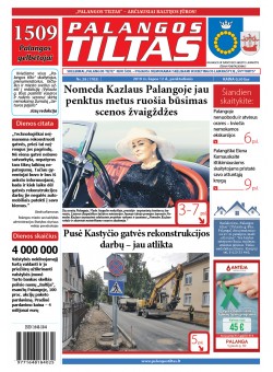 Palangos tilto laikraštis, Data: 2019-07-13, Numeris: 27 (1702) 