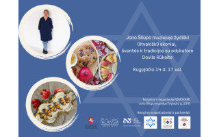 Palangos burmistro Jono Šliūpo muziejuje pasklis žydiškų skanėstų kvapai, bus pristatomos šventės ir tradicijos