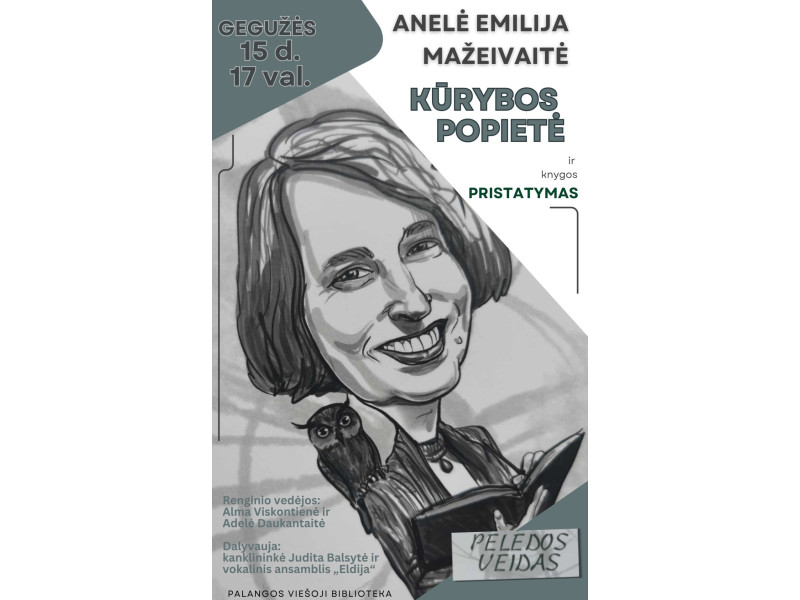 Anelės Emilijos Mažeivaitės knygos „Pelėdos veidas“ pristatymas
