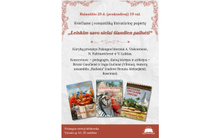 Literatūrinė popietė „Leiskim savo sielai šiandien pailsėti“