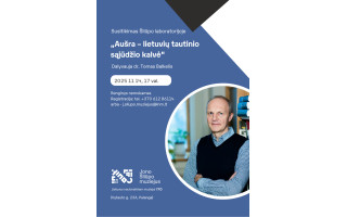 Susitikimas Šliūpo laboratorijoje su dr. Tomu Balkeliu  „Aušra“ – lietuvių tautinio sąjūdžio kalvė“