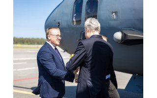 Palangoje pasitikti Lietuvos ir Lenkijos prezidentai bei pirmosios ponios