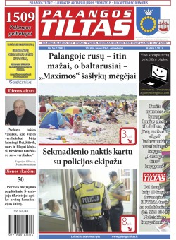 Palangos tilto laikraštis, Data: 2014-07-28, Numeris: 56(1294) 