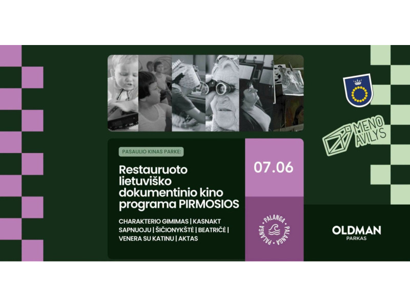 Restauruoto lietuviško dokumentinio kino programa PIRMOSIOS. Liepos 6 d., 19 val.
