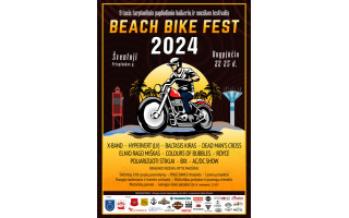 Šventojoje šurmuliuoja tarptautinis paplūdimio baikerių ir muzikos festivalis „Beach Bike Fest"
