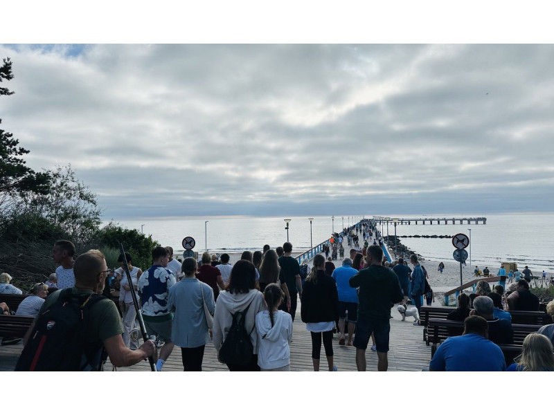 Palanga pasitinka turistus liepos antram savaitgaliui. FOTO: DELFI