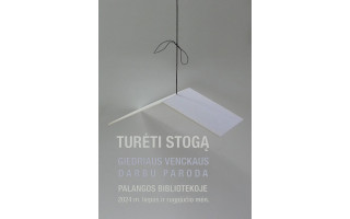 Giedriaus Venckaus medžio darbų paroda „Turėti stogą“