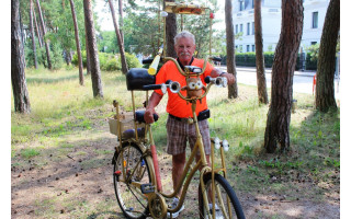 Palangiškis paaiškino, kodėl nepardavė paties sukonstruoto dviračio už 1000 eurų  