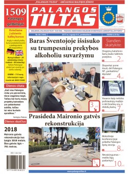 Palangos tilto laikraštis, Data: 2017-09-07, Numeris: 64(1595) 