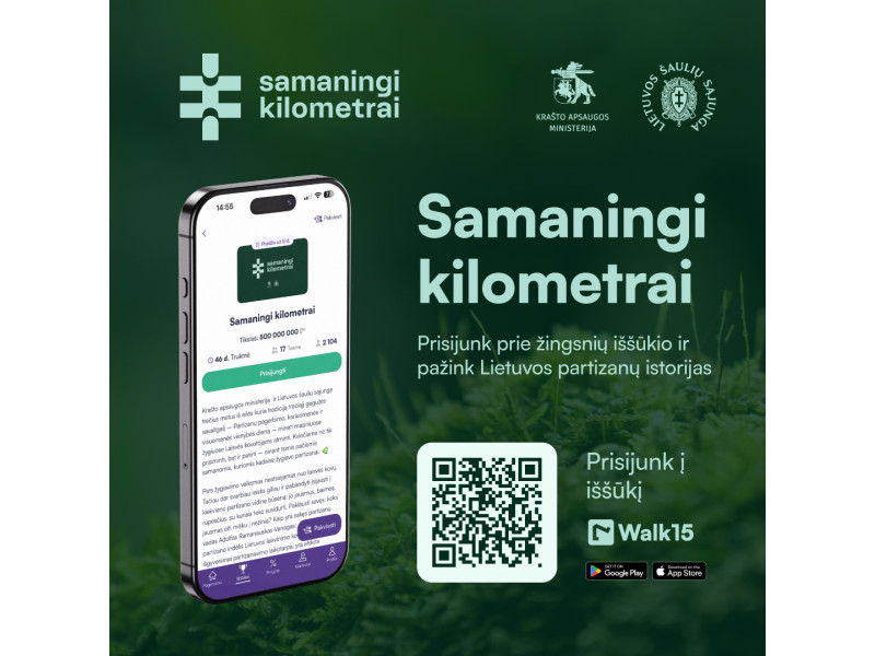Žygis „Samaningi kilometrai“, skirtas Partizanų pagerbimo, kariuomenės ir visuomenės vienybės dienai paminėti