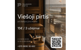 Viešoji pirtis ant Baltijos jūros kranto