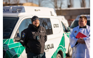 Palangos policijos pareigūnai važinės dviem naujais „VW Transporter“