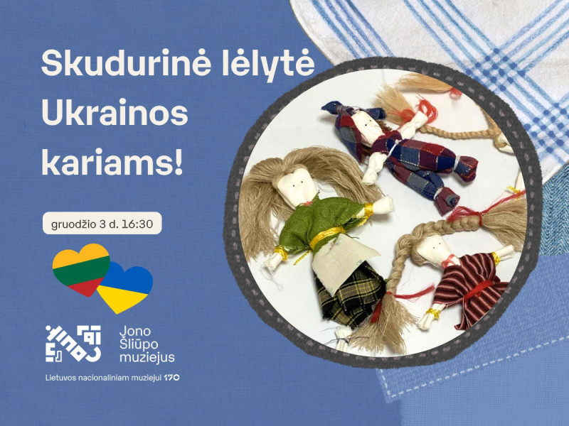 Skudurinė lėlytė Ukrainos kariams!