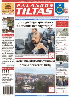 Palangos tilto laikraštis, Data: 2018-02-23, Numeris: 8(1633) 