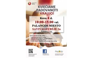 Savivaldybėje laukiami kraujo donorai