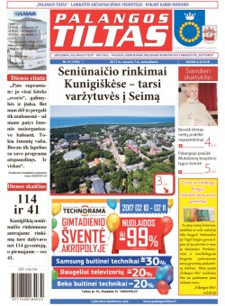Palangos tilto laikraštis, Data: 2017-02-06, Numeris: 9(1540) 