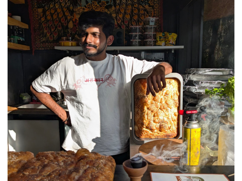 Sanket Gaba ir jo focaccia duona