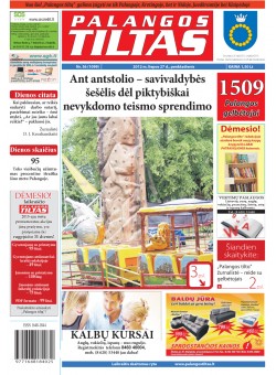 Palangos tilto laikraštis, Data: 2012-07-26, Numeris: 56 (1099) 