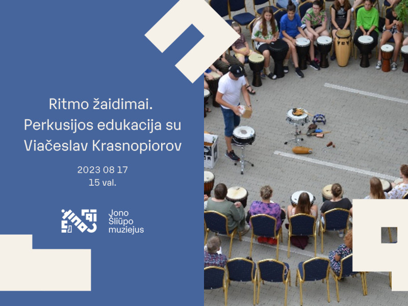 Vasariška perkusijos edukacija šeimas su vaikais kvies pasinerti į ritmo žaidimus