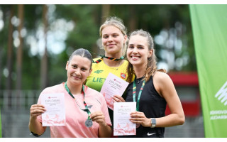 Erikas Suchanovas Baltijos šalių jaunimo U20 čempionate šuolio į aukštį rungtyje buvo pirmas